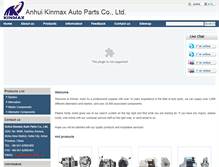 Tablet Screenshot of kinmaxauto.com